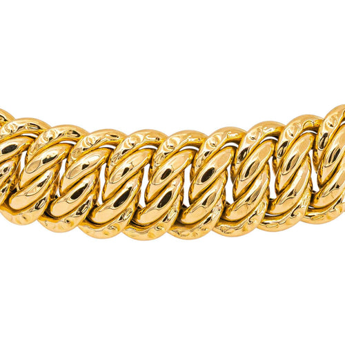 Bracelet Bracelet en or jaune 750, maille américaine 58 Facettes 5760042CN