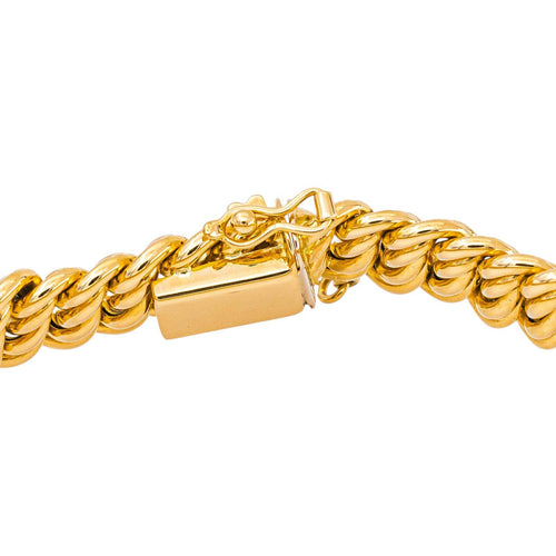 Bracelet Bracelet en or jaune 750, maille américaine 58 Facettes 5760042CN