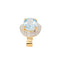 Pendentif Pendentif en or jaune et blanc 18k avec topaze bleue 58 Facettes 5803051RV
