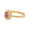 Bague 56 Pompadour - Bague en or jaune 750, rubis et diamants 58 Facettes 5866825CN