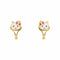 Boucles d'oreilles Hello Kitty - Boucles d’oreilles dormeuses en or jaune 750 58 Facettes 5875557CN