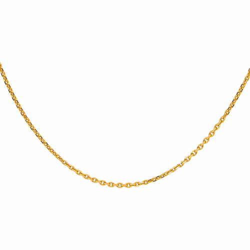 Collier Collier - Maille forçat en or jaune 750 58 Facettes 6025728CN