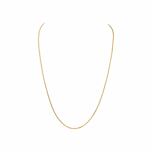 Collier Collier - Maille forçat en or jaune 750 58 Facettes 6025728CN
