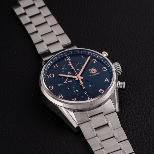 Montre TAG Heuer Carrera Calibre 1887 - Montre chronographe automatique en acier 58 Facettes TOT-11905