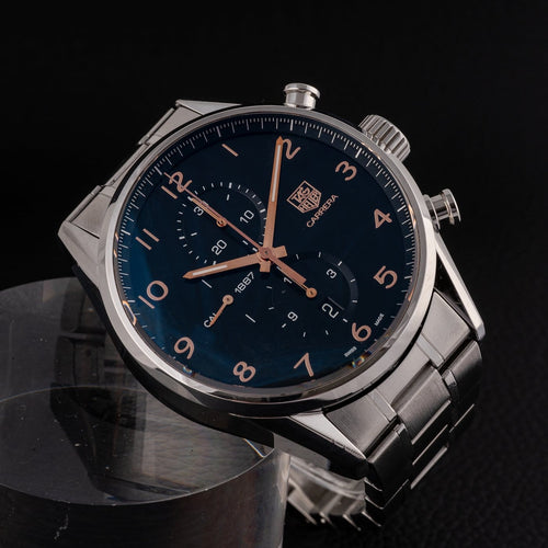 Montre TAG Heuer Carrera Calibre 1887 - Montre chronographe automatique en acier 58 Facettes TOT-11905