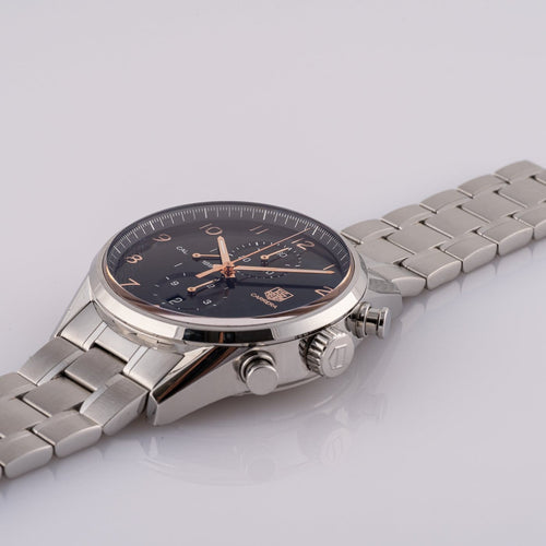 Montre TAG Heuer Carrera Calibre 1887 - Montre chronographe automatique en acier 58 Facettes TOT-11905