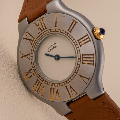 Montre Cartier - Montre Must 21, référence 9010 58 Facettes TOT-11931