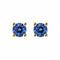 Boucles d'oreilles Boucle d’oreille unique Tulipe en or 18k avec saphir bleu 58 Facettes GER1335BL_20261008