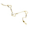 Bracelet Bracelet à maille forçat en or jaune et or blanc 18 ct, cœurs 58 Facettes 29396