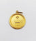 Pendentif Augis - Pendentif médaille d’amour en or 18k, 17 mm 58 Facettes A07769