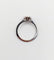 Bague 49.5 Bague solitaire vintage en or blanc 18k, diamant ovale 0,42 ct, certificat GIA 58 Facettes A07773