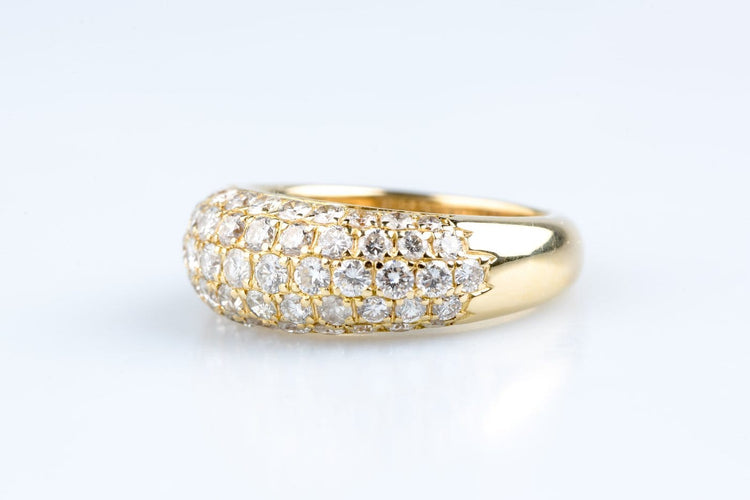 Bague 52 Bague cocktail en or jaune 18 carats, 59 diamants, 2,97 ct 58 Facettes BGJCDVY177-107