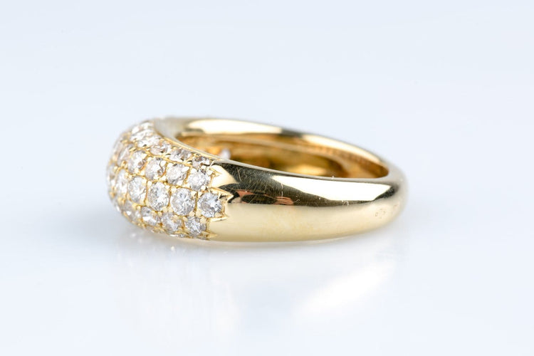 Bague 52 Bague cocktail en or jaune 18 carats, 59 diamants, 2,97 ct 58 Facettes BGJCDVY177-107