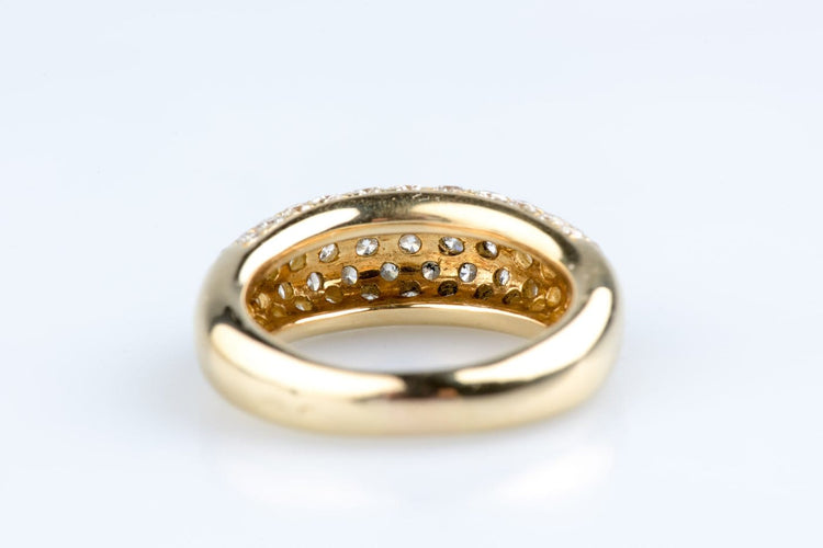 Bague 52 Bague cocktail en or jaune 18 carats, 59 diamants, 2,97 ct 58 Facettes BGJCDVY177-107