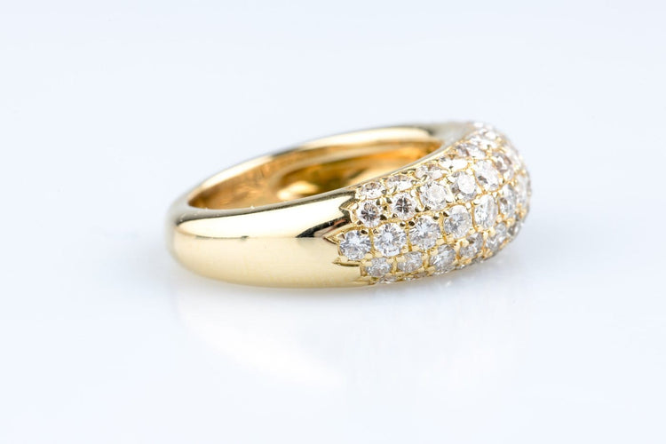 Bague 52 Bague cocktail en or jaune 18 carats, 59 diamants, 2,97 ct 58 Facettes BGJCDVY177-107