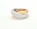 Bague 54 Wagner - Bague en or blanc et rose 18k, diamants 58 Facettes 293T21_M