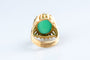 Bague 53 Bague vintage vers 1960 en or 18 carats avec béryl cabochon de 11,50 ct 58 Facettes BG-JADCC1532-107