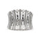 Bague Bague jonc en or blanc 750 (18 ct) 58 Facettes 48T21_M