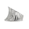 Bague Bague jonc en or blanc 750 (18 ct) 58 Facettes 48T21_M