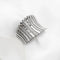 Bague Bague jonc en or blanc 750 (18 ct) 58 Facettes 48T21_M