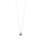 Collier Collier point de lumière en or blanc 18 ct avec diamant 0,10 ct 58 Facettes 26260