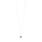 Collier Collier point de lumière en or blanc 18 ct avec diamant 0,10 ct 58 Facettes 26260