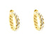 Boucles d'oreilles Chimento - Boucles d’oreilles en or jaune et blanc 18 carats 58 Facettes 69T23_M