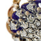 Bracelet Bracelet rigide émaillé à diamants en or rose 14 ct 58 Facettes 37288