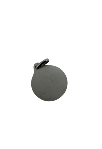 Collier A. Augis - Collier médaille d’amour en or blanc 18 carats, rubis et diamant 58 Facettes AUGIS ARGENT P