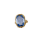 Bague 53 Bague en or jaune 18k avec topaze bleue ovale de 5,7 ct 58 Facettes 2609008