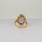Bague 53 Bague en or jaune 18k avec topaze bleue ovale de 5,7 ct 58 Facettes 2609008