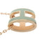 Collier Hermès - Pendentif Pop H avec chaîne en or rose et émail 58 Facettes kss5aast8s