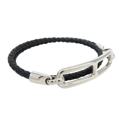 Bracelet Hermès - Bracelet Roulis double tour en cuir tressé 58 Facettes hdrilud7d7