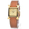 Montre Hermès Heure H - Montre à quartz en métal plaqué et cuir 58 Facettes gzaqb7zv04
