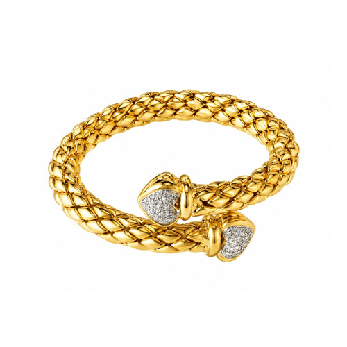 Bracelet Chimento - Bracelet Stretch en or jaune 18 carats et diamants 58 Facettes BRA115