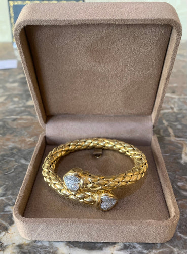 Bracelet Chimento - Bracelet Stretch en or jaune 18 carats et diamants 58 Facettes BRA115