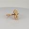 Bague 59 Bague en or rose 14k et diamants 58 Facettes 2609009