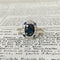 Bague 53 Bague Art déco en or jaune 18k et platine, saphir et diamants 58 Facettes 302