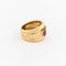 Bague 54 Bague bandeau en or jaune 18 carats, rubis et diamants 58 Facettes 38065