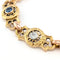 Bracelet Bracelet ancien en or jaune, saphirs et diamants 58 Facettes 38025