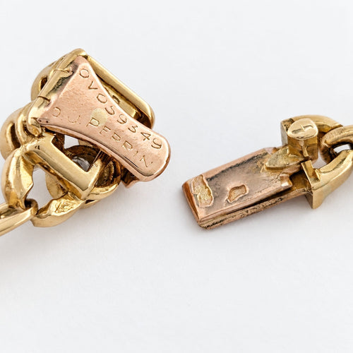 Bracelet O.J. Perrin - Bracelet en or jaune 18 carats serti de diamants 58 Facettes 38023