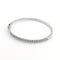Bracelet Bracelet jonc en or blanc 18 carats et diamants taille brillant 58 Facettes 38086