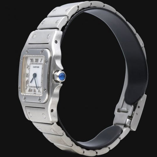 Montre Cartier - Montre Santos de Cartier Galbée 58 Facettes MT46673