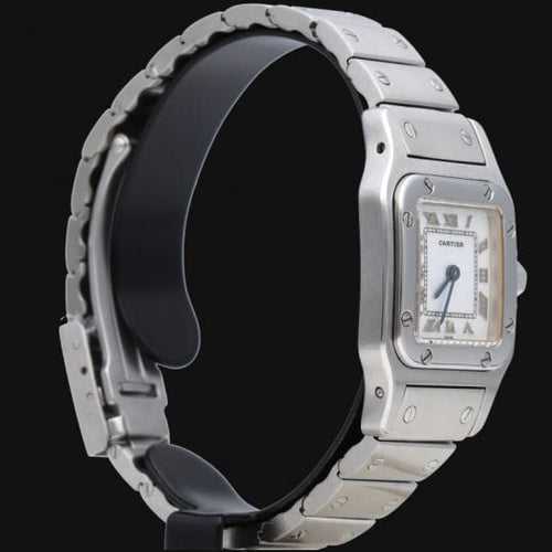 Montre Cartier - Montre Santos de Cartier Galbée 58 Facettes MT46673