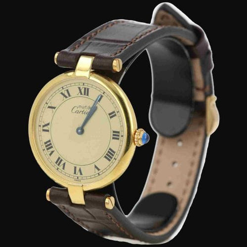 Montre Cartier - Montre Must de Cartier Vermeil 58 Facettes MT48007
