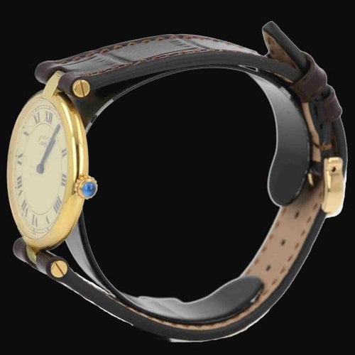 Montre Cartier - Montre Must de Cartier Vermeil 58 Facettes MT48007