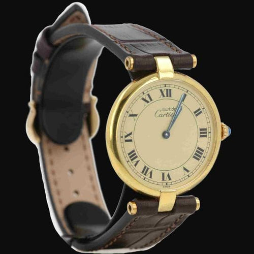 Montre Cartier - Montre Must de Cartier Vermeil 58 Facettes MT48007