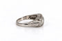 Bague 50.5 Bague ancienne en platine 850 et diamants taille ancienne, vers 1940 58 Facettes LP1953/MANNB