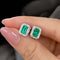 Boucles d'oreilles Boucles d’oreilles - Émeraudes et halo de diamants en or blanc 18k 58 Facettes GER1319WG_20261009