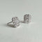 Boucles d'oreilles Boucles d’oreilles en or blanc 18k, diamants taille émeraude, 0,54 ct 58 Facettes GER1049WG_20261009